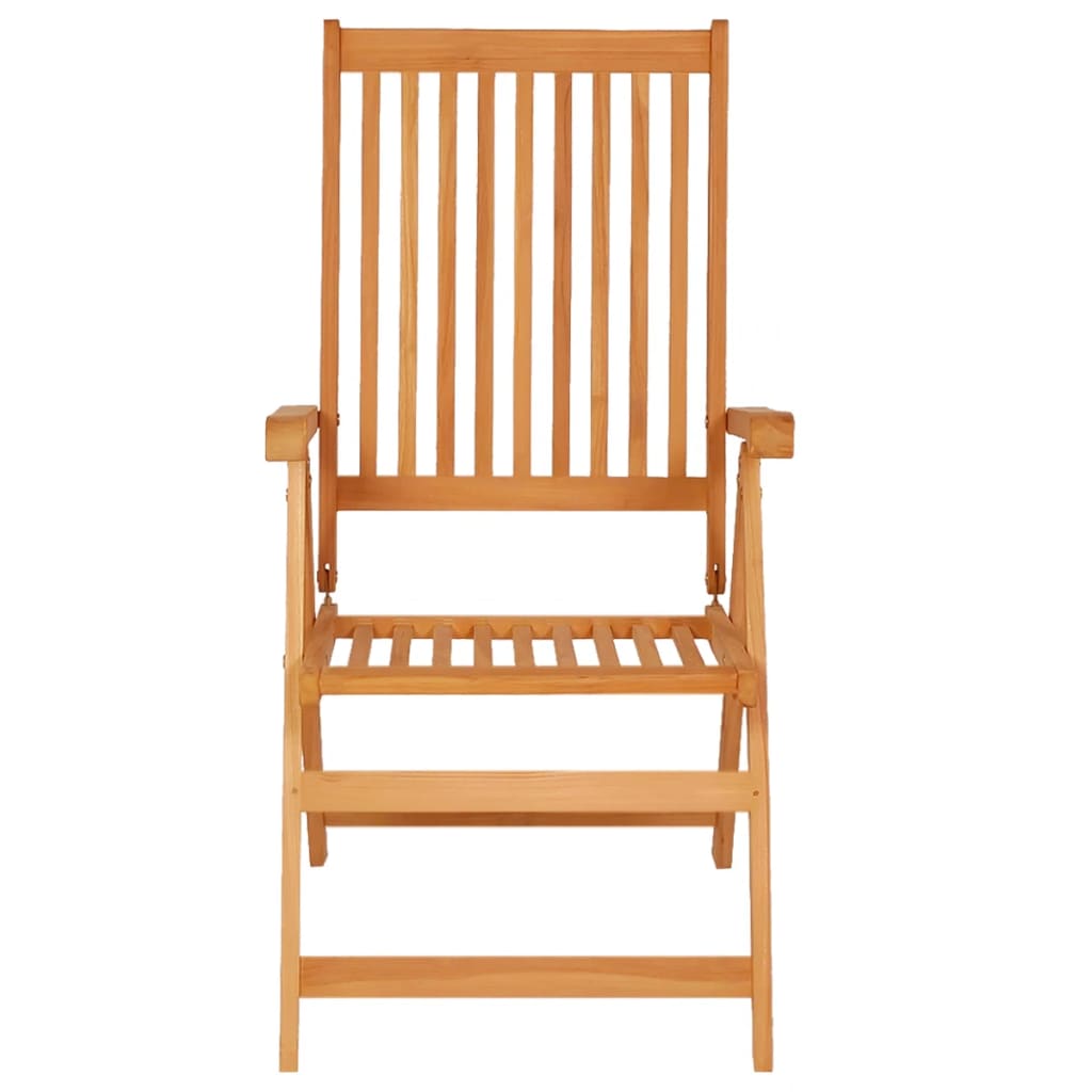 Garden Chairs 4 pcs with Cream Colored Cushions Solid Teak Wood