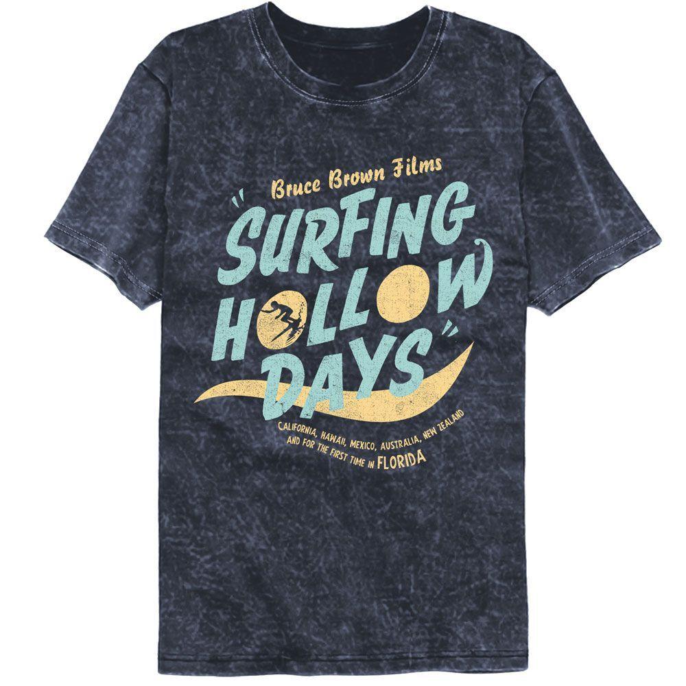 Bruce Brown Films Hollow Days Colortone Mineral Wash Movie Shirt S