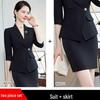 Women's White Professional Summer Suit Set for Beautician or Salon Manager