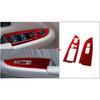2x Red For Honda Odyssey 2005-2010 Carbon Fiber Front Window Control Cover Trim