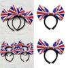 Platinum Jubilee Union Jack Bow Tie Headband Hairband For Men And Women Perfect For Celebrations