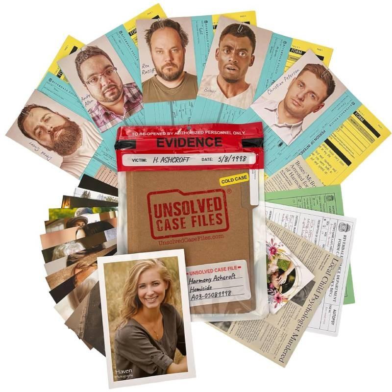 Case Files Unsolved Harmony Ashcroft Board Game Suitable For Daily Party Play