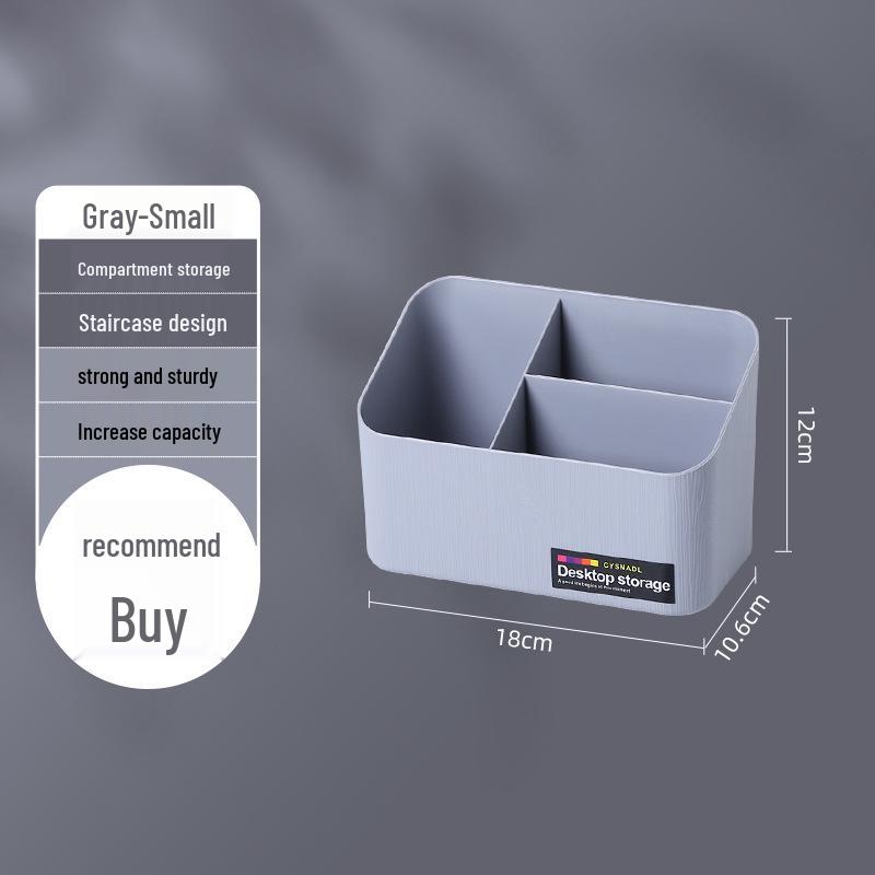 Minimalist Desktop Makeup Storage Box with Drawers for Cosmetics and Remote Control