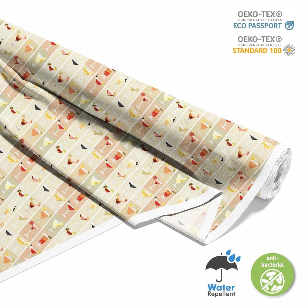 Outdoor Dekostoffe Oxford - Motiv Cocktail | Dx8803