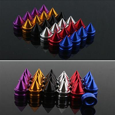 2025 Car Tire Valve Caps Aluminum Alloy Tapered Dust Proof Covers For Auto Motorcycles Bike Tire Valve Cap Accessories