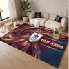 Personalized Crystal Velvet Carpet Burnley Football Pattern Non Slip Floor Rug