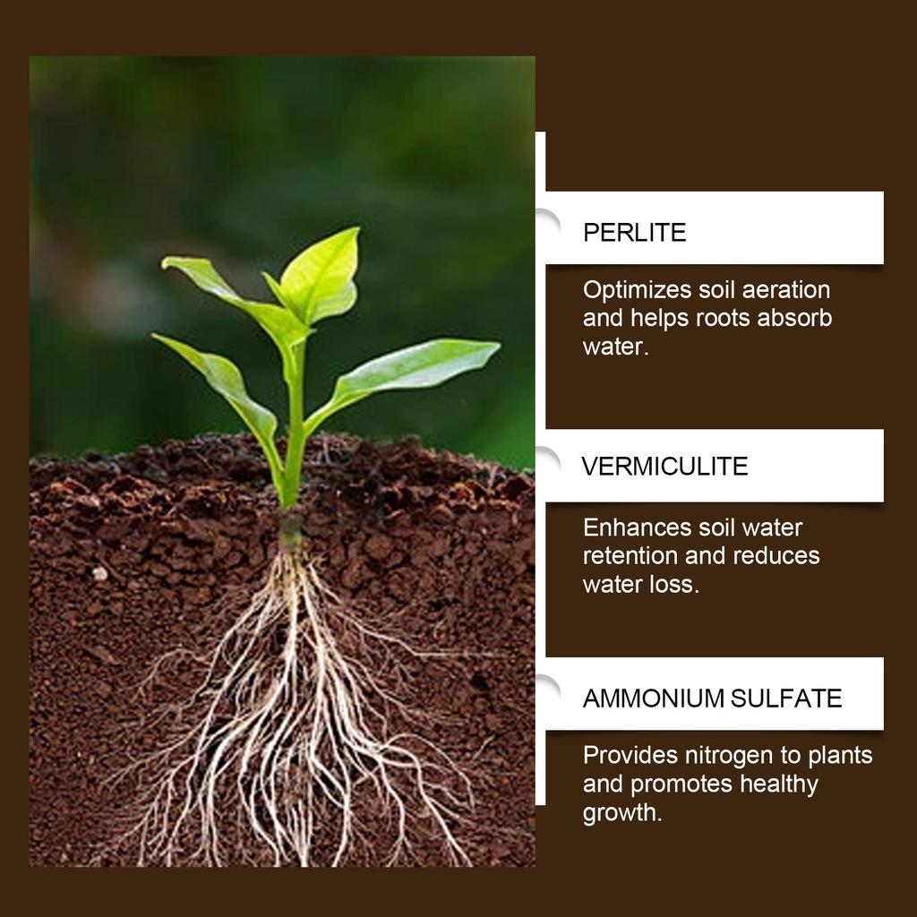 Organic  And Plant Fertilizer For Raised Garden Beds, Potting Mixes And Seedling Compost, Compaction And Promotes Plant