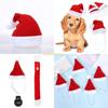 Kostymset Tomtehatt Halsduk Tänder Mjuk Modifierbar Högtidsparty Fotoutstyrsel D57B