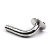 12,7/14/16/19/25/32/38/45/51 mm Außendurchmesser 304/316 Sanitärer Schlauchstutzen Rohrfitting 1,5” Klemmring 50,5 mm/64 mm Ferrule 90-Grad-Bogen