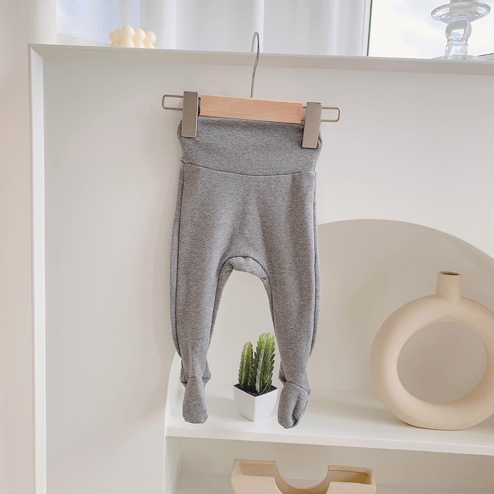 

Леггинсы и верхняя одежда в полоску с высокой талией для мальчиков и девочек на весну и осень 66 cm