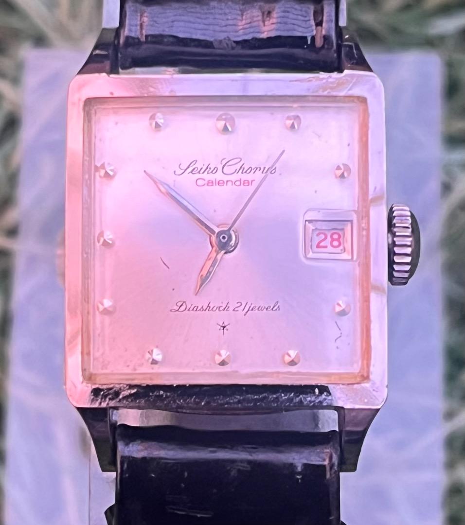 

[Б/У] SEIKO Chronos Календарь Квадратный Механический С ручным заводом Винтаж