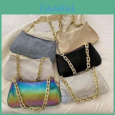 Stylish Chain Strap Women's Underarm Bag Chic Colorful Shoulder Bag For Summer 2024