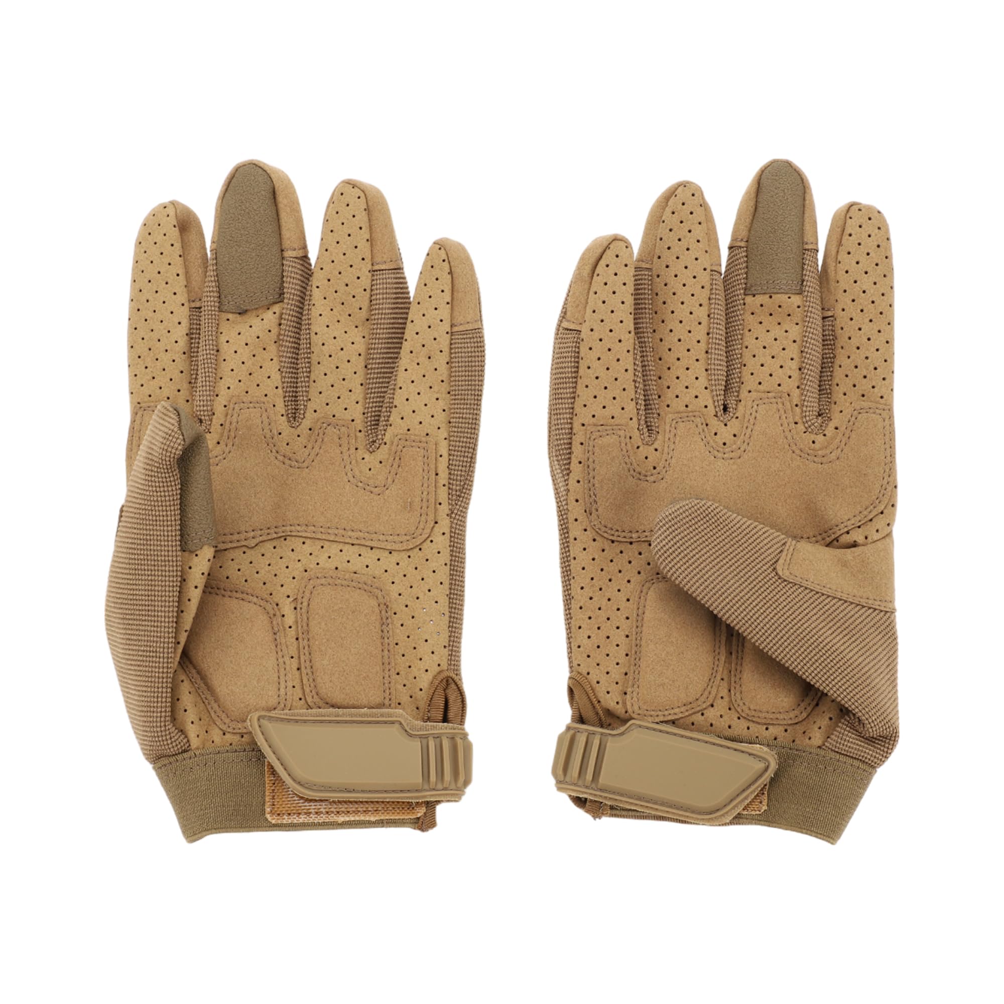 HOPESPANNER Motorcycle Gloves Motorcycle Off-Road Mountain Cycling Durable Breathable 1 Pair Tan XL XL