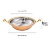 ZISIZ Hammered Rose Gold 3-Ply Steel Split Hotpot