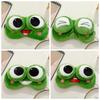 Adjustable Frog Sleep Mask Plush Sleeping Aid Eye Mask Frog Blockout Light Eye Cover  Airplane