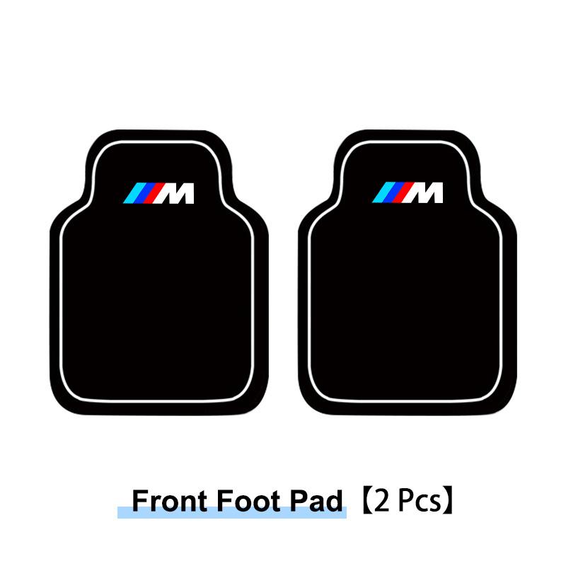 ZLK17 4PCS Car Diatom Mud Foot Pad Automotive Carpet Anti Fouling Floor Mat For BMW M Emblem M1 M2 M3 M5 X1 X3 X5 X6 E46 E39 E36 E60