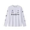 Zhang Xue Motorcycle Collaboration Long Sleeve Knitted Shirt Men Tops Speed-White 972638412-1