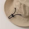 Summer Kids Fisherman Cap Outdoor Beach Wide Brim Bucket Hat for Boy Girl Solid Color Adjustable Children Panama Sun Hats