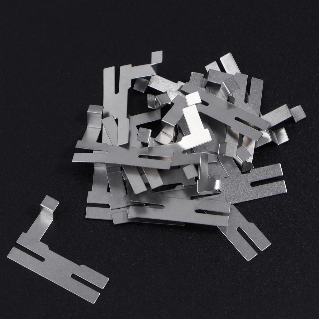 100Piece Nickel Strip Nickel Sheets Plates 18650 Battery Nickel Plated Steel Belt Strip Spot Welding Connection Sheets