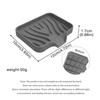 Sink Faucet Splash-Proof Drain Rack Non-slip Countertop Pad Silicone Soap Holder Basket Kitchen Sponge Wipe Shelf