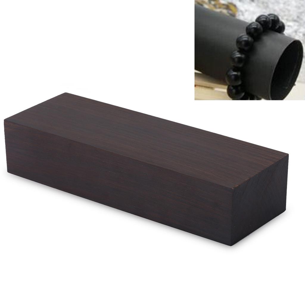 4 ks blok dřeva ebenového dřeva dřevěná deska rukojeti pro nástroje Nářadí 12x4x2,5cm