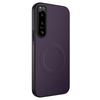 Carbon Fiber Texture Magnetic Case for Sony Xperia 1 VII 1VI 5 III 5 II Magsafe Wireless Charging Matte Shockproof Soft Cover