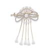 1 piece of elegant valley lily new Chinese style hair clip with formal tassel charming high-end knot clip