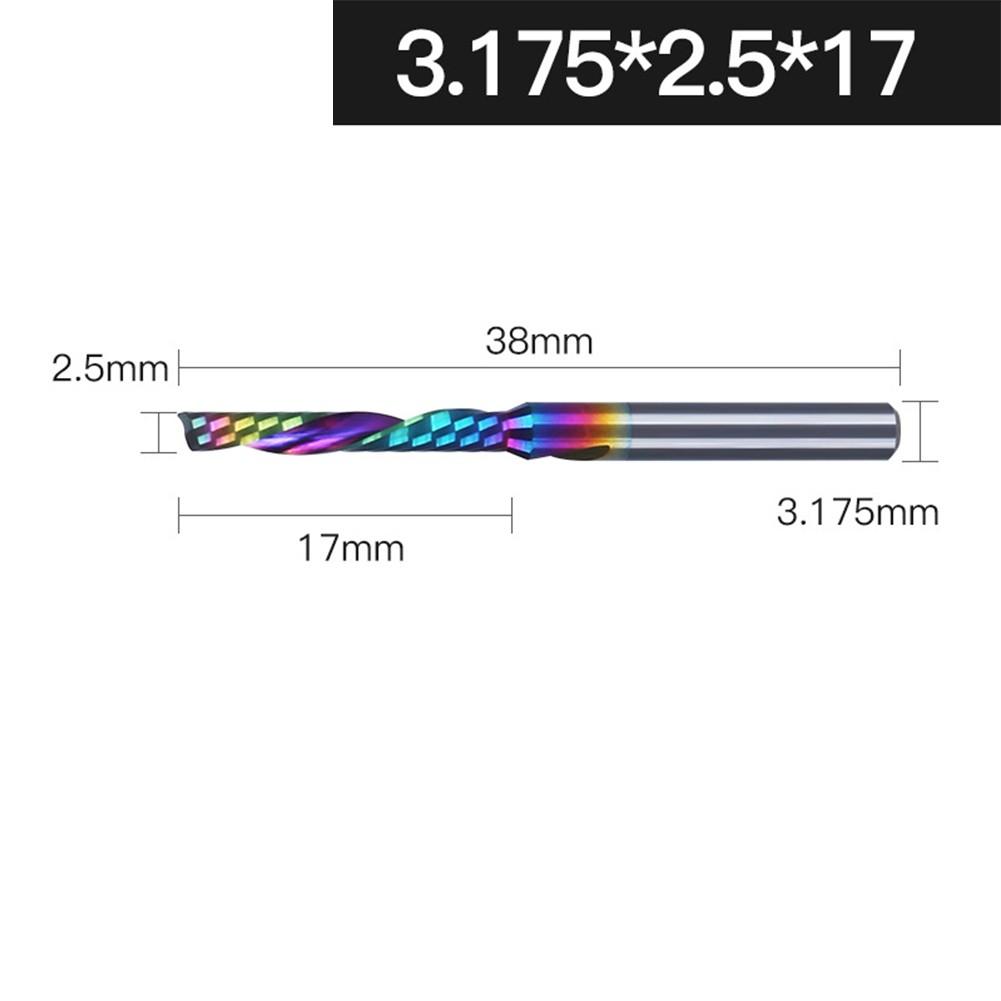 Carbide End Mill Milling Cutter Woodworking Tool Versatile Use