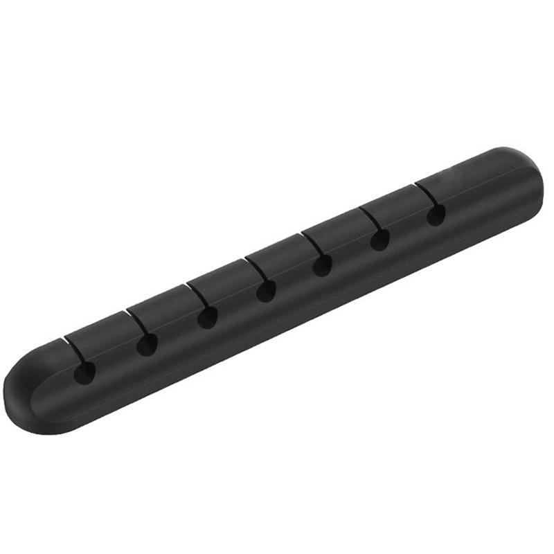 Organizér kabelů Silikonový kabel USB Stolní Tidy Klipy pro správu kabelů Držák kabelu pro TV