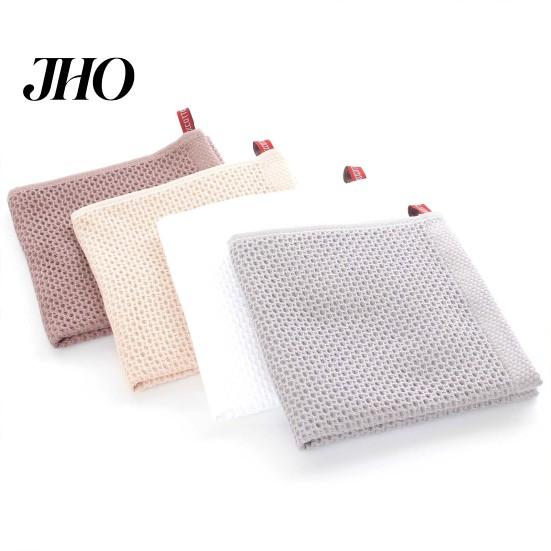 Kitchen Accessories Cotton Waffle Weave Dish Cloth Solid Color Ultra Hand Towel Soft Absorbent Quick Drying Cleaning Rag