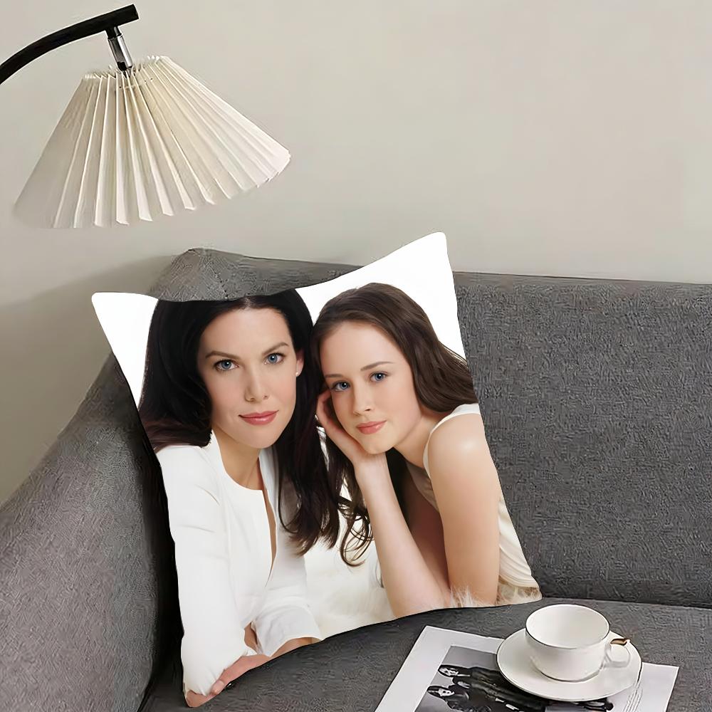 GGilmore GirlsS TV Series Cushion Cover Pillowcase Ultra Soft Skin Friendly Fabric Cloud Like Comfort  Concealed Zipper
