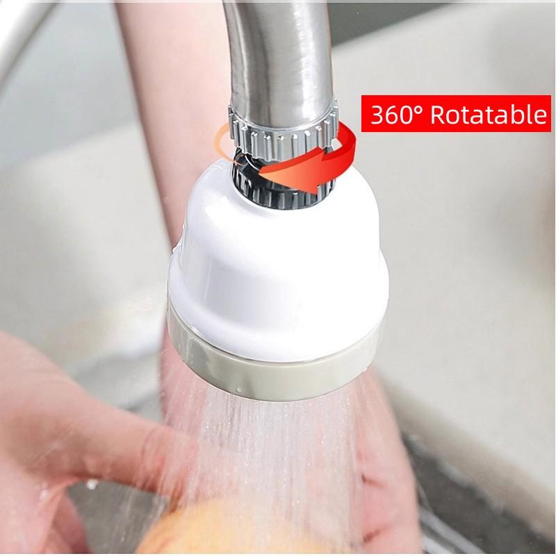 Nozzle Modes Rotatable Flexible Faucet Aerator Adjustable Booster Tap Head Shower Diffuser Anti-Splash Kitchen Accessories