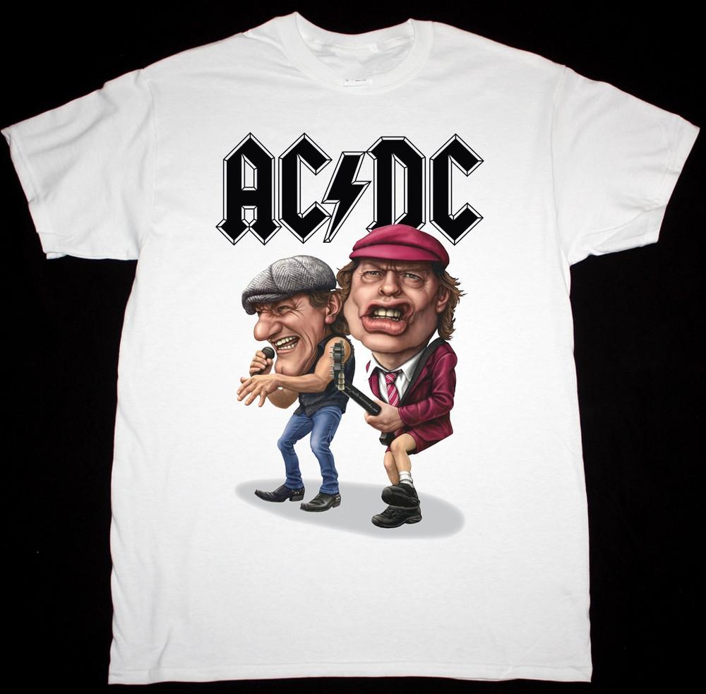 AC DC BAND Album TOUR 2020 Concert Cotton White Unisex All Size T-shirt Unisex T-Shirt XXXL
