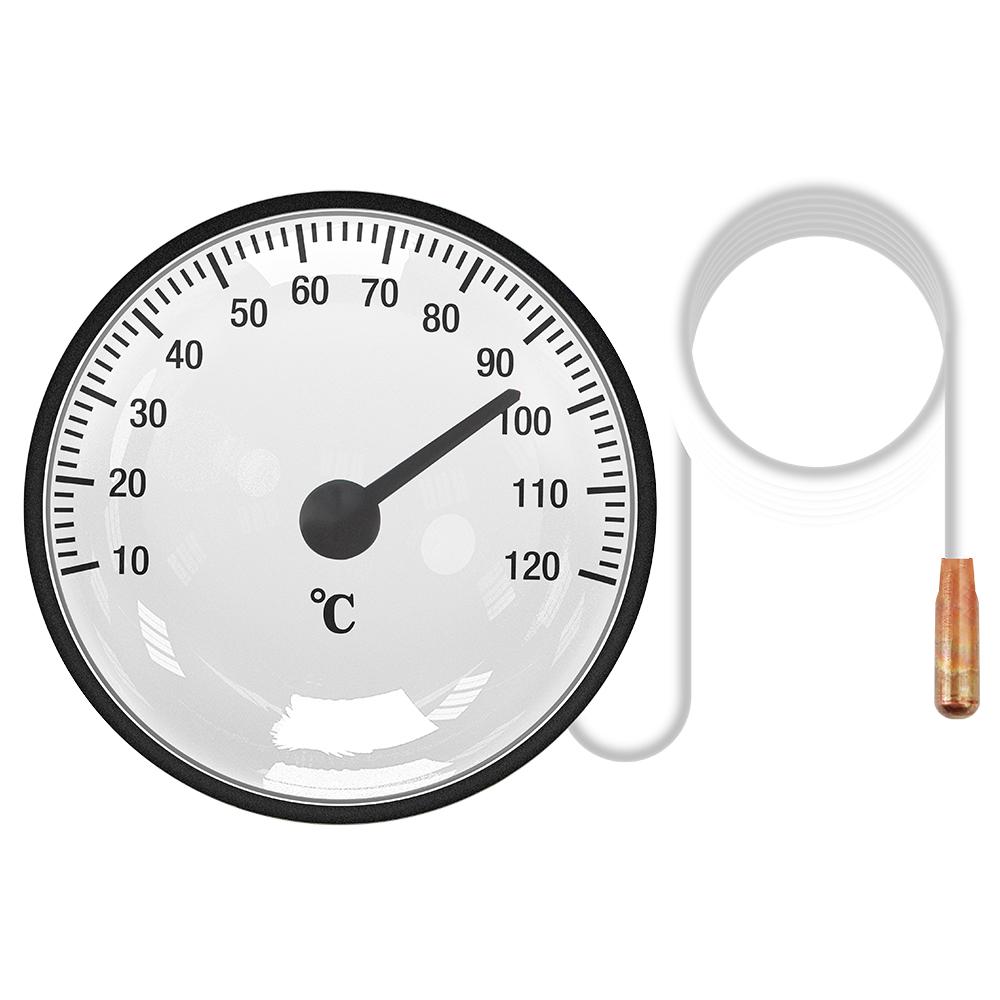 -40~+40℃/10-120℃ Oven Thermometer with Capillary Tube 1.4m Household Usage Thermometer for Cold Chain Transport Hot Spring