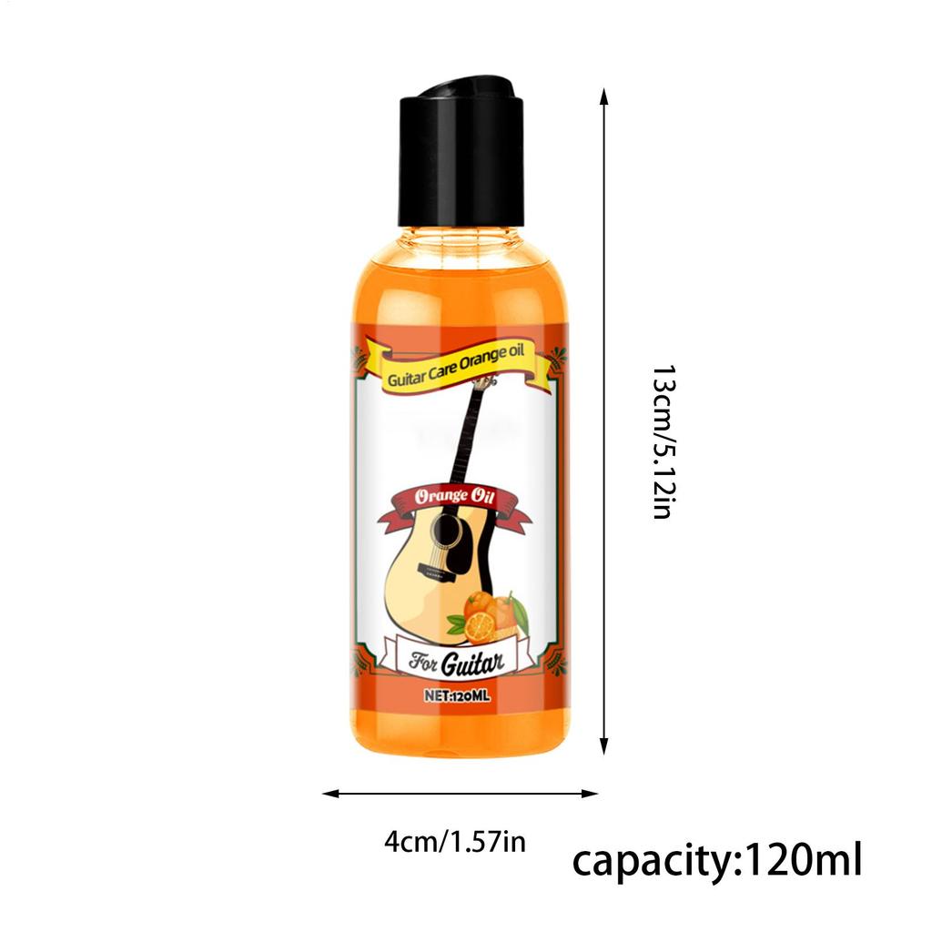 120ml Guitar Care Oil Cleaner Guitar Fretboard Oil Polishing Cleaning Kit Portable Guitar Care Oil With Cleaning Cloth