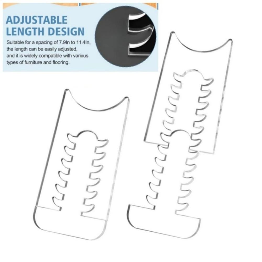 Acrylic Wall Spacers Couch Anti-slip Headboard Stoppers Furniture Protective Mats
