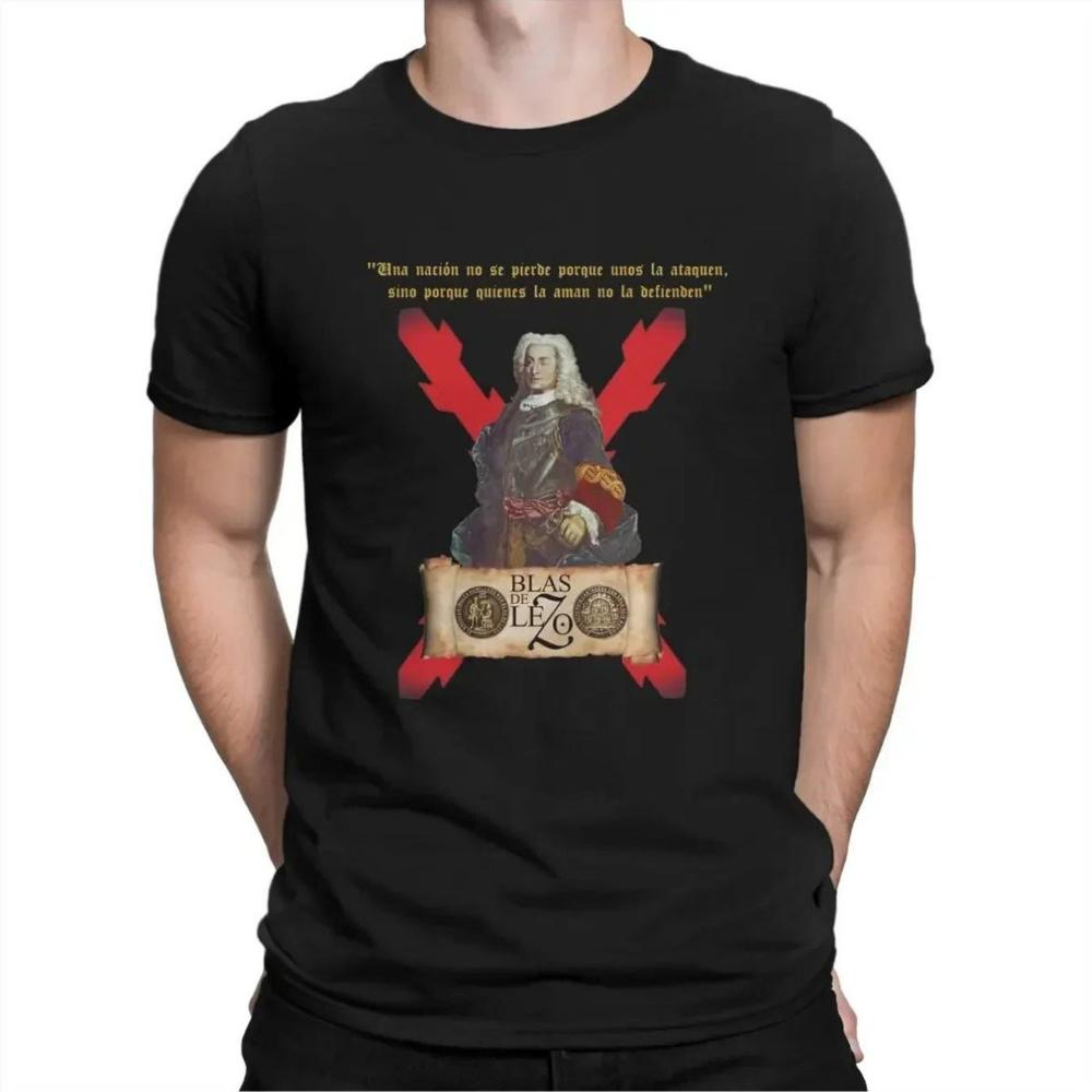 Men and Women'S Blas De Lezo Historical Graphic T-Shirt Streetwear Tee with Bold Blas De Lezo P