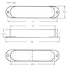 Classy-6Pcs Chrome Metal Sealed ST Strat Guitar Pickup Covers For Stratocaster