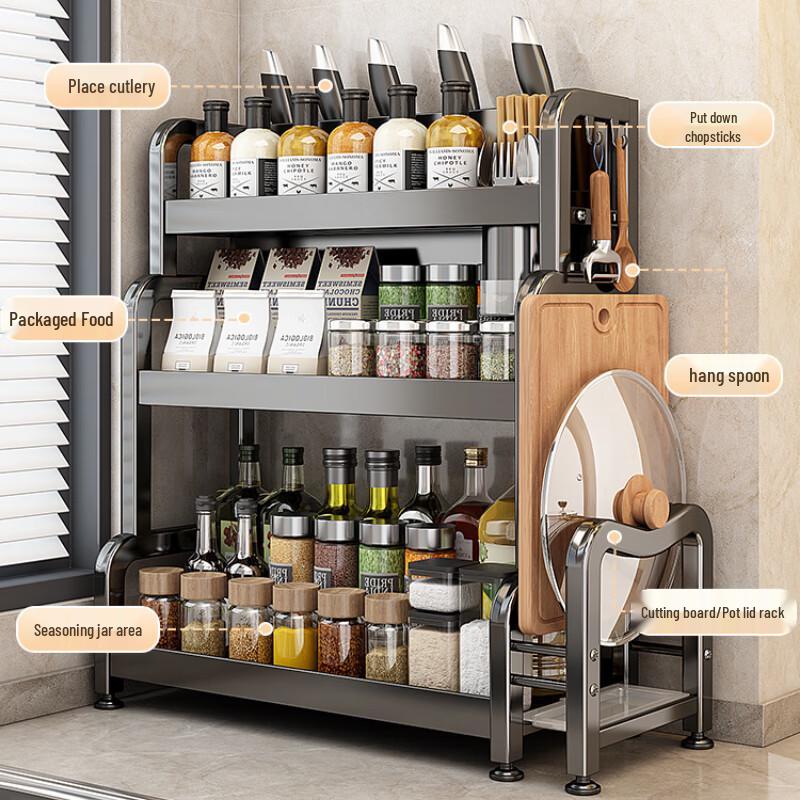 Multi-functional Kitchen Storage Rack