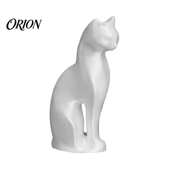 Regalo per Amanti dei Gatti Statuetta, Piccola Scultura Stampata 3D, Animale da Collezione Ornamento da Tavolo per Compleanno Decorazione per Scaffale di Casa, Pezzo d'Arte Versatile