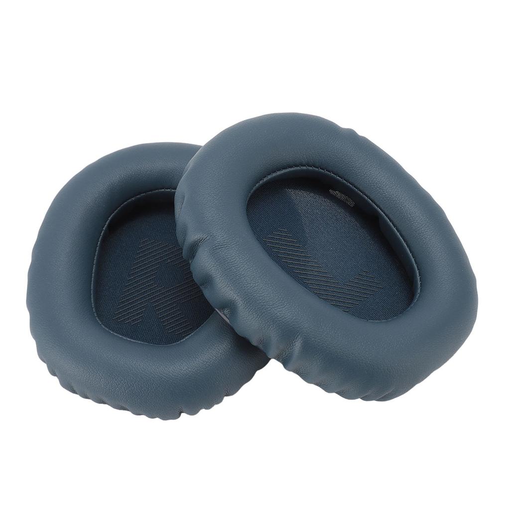 Replacement Ear Pads Professional Soft Protein PU Leather Comfortable Ear Cushion for Q100 Blue