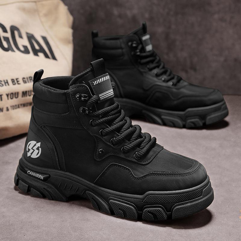 Fashion CYYTL Mens Boots Casual Shoes Cowboy Combat Tactical Motorcycle Chelsea Ankle Leather Work Outdoor Hiking Designer Luxury Winter