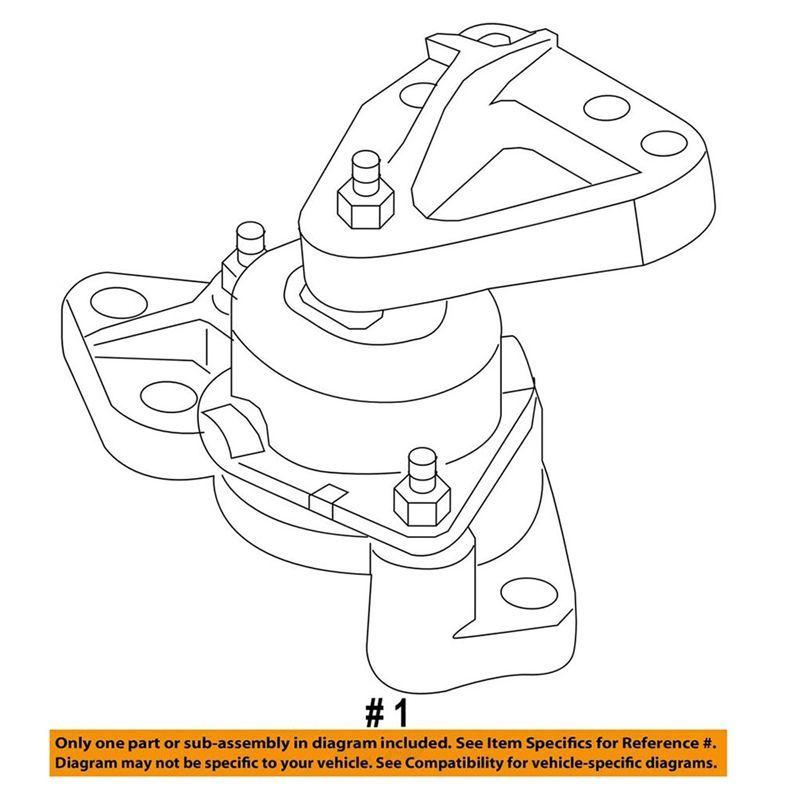Bb5z-6038F Engine Front Mount Transmission Support Accessories Parts For Ford Explorer 2012- 2.3T 2.0T