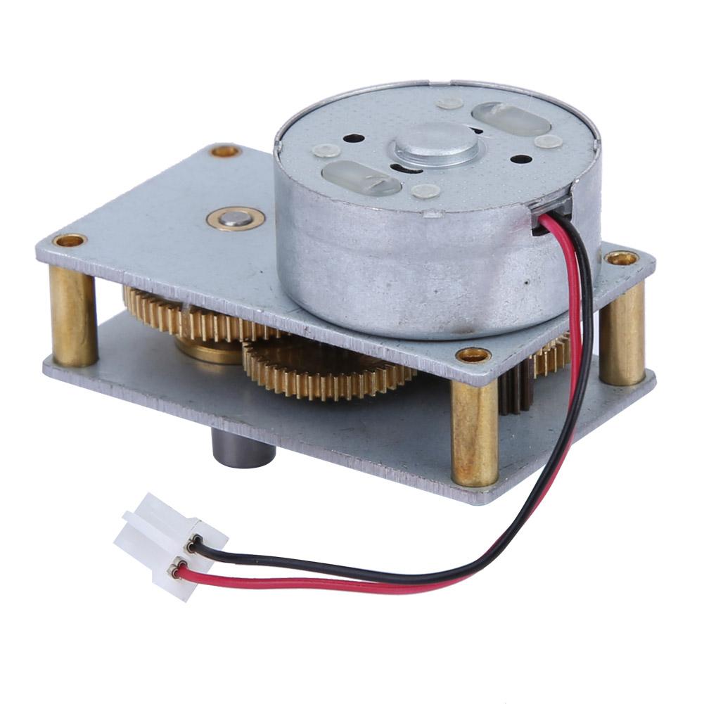 3?12V DC Reversibel Metallgirkasse Motor Hastighetsreduksjonsmotor Soneventilmotor 27RPM