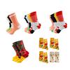 Lustiges Sushi-Socken-Set Lachsrogen Gurken-Sushi-Socken Bunte Pizza-Burger-Socken Geburtstagsgeschenk Nikolausgeschenke für Männer Frauen Teenager