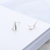 Paper Airplane Earrings Women's Fashion Cute Three-dimensional Ear Jewelry Japanese and Korean Version Niche Design Accessories