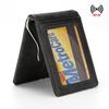 Multi Functional Mens Wallet RFID Card Holder Anti-theft Brush Multi Slot USD Money Clip Card Wallets