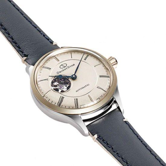 ORIENT STAR Klasické automatické dámské hodinky s částečně odkrytým strojkem RE-ND0011N00B