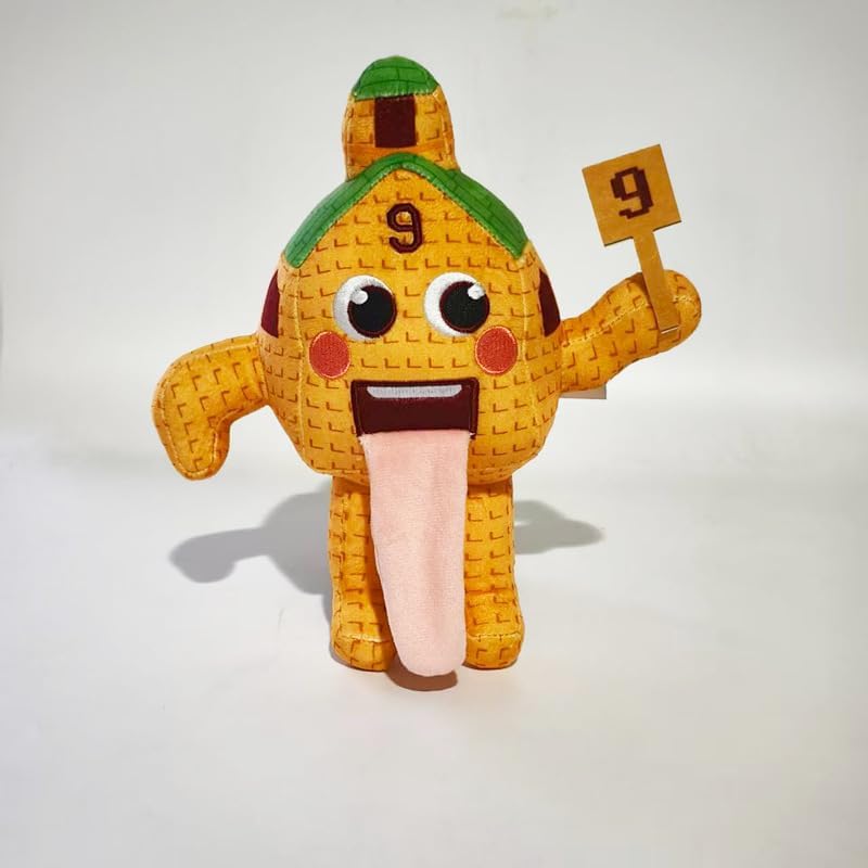 Brainrot Stealer Plush Blue Cute 23cm Body Birthday Gift for Adults and Kids Toy, No. 67, Doll, Tall, Pillow, Toy, Gift, (Tongue-Out Corn)