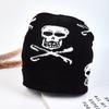 Striped Warm Knitted Hat Personalized Pullover Hat New Cold Hat Trendy Fashion Men's and Women's Skull Camouflage Outdoor